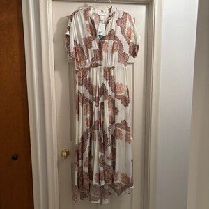 NWT H&M Conscious Dress Paisly Design Size: 4
